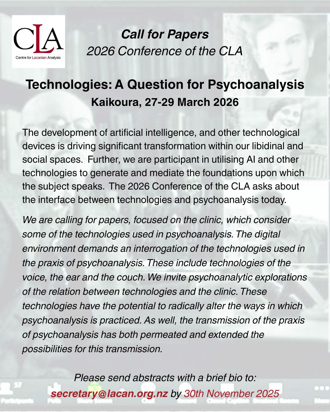 CALL FOR PAPERS CENTRE FOR LACANIAN ANALYSIS (1920 x 1200 px) (Instagram Post (45)) (1)